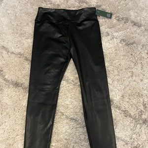 Leather leggings from Target
